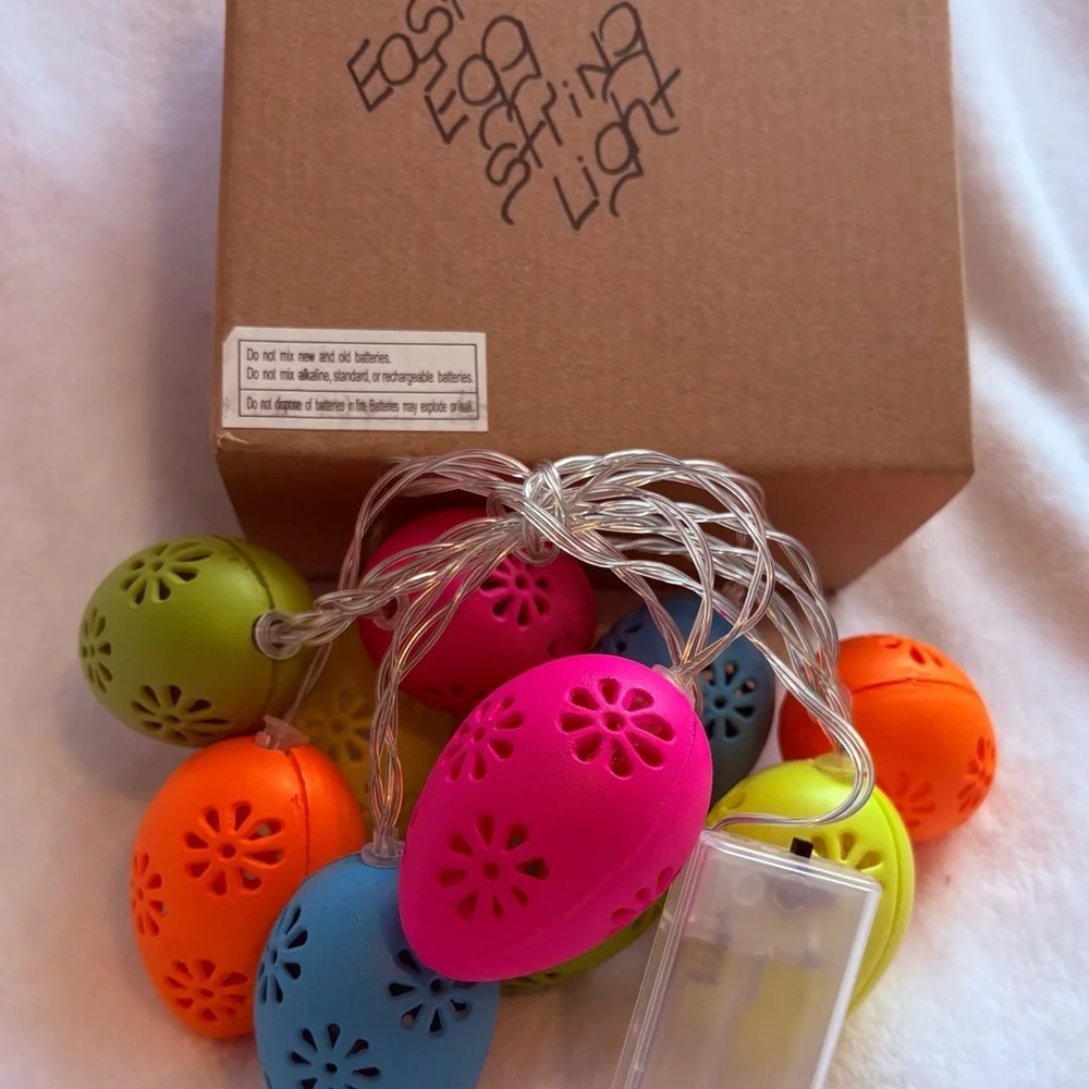 Easter Egg String Lights for Parties (Kelly)